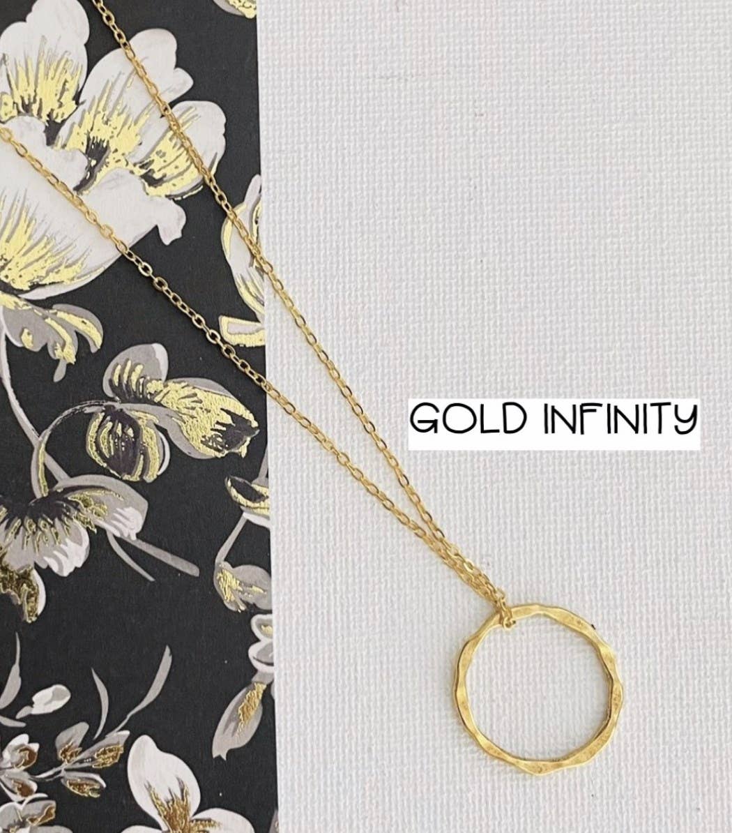 Peddle Your Paper - Vente Colliers à pendentif - Le collier minimaliste Infinity pour tous les jours2