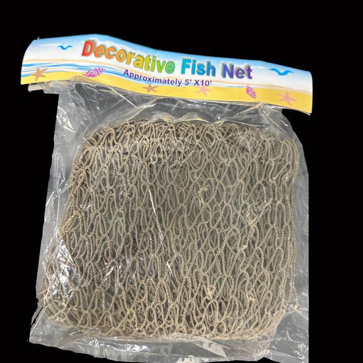 FISH NET 5 X 10' for wholesale by Darlene's Shells