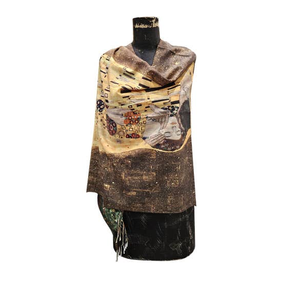 Access by Mediterranean Concepts - Wholesale Scarf - Women's - Gustav Klimt The Kiss and Gustav Klimt Frieze Scarf 2