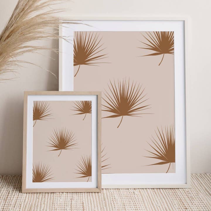 Affiche Palmeraie pour la vente par Cotton Bird