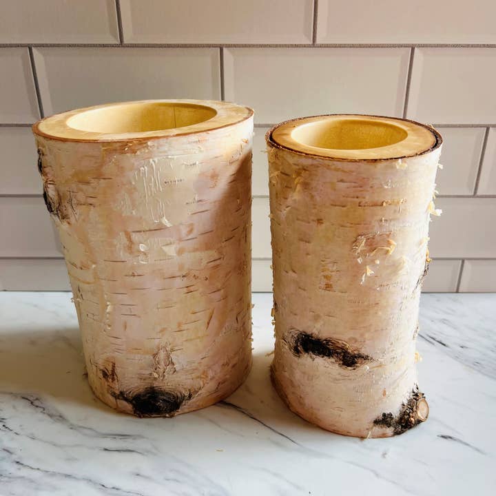 Birch Tree Vase for wholesale by The Great Alaskan Bowl Company
