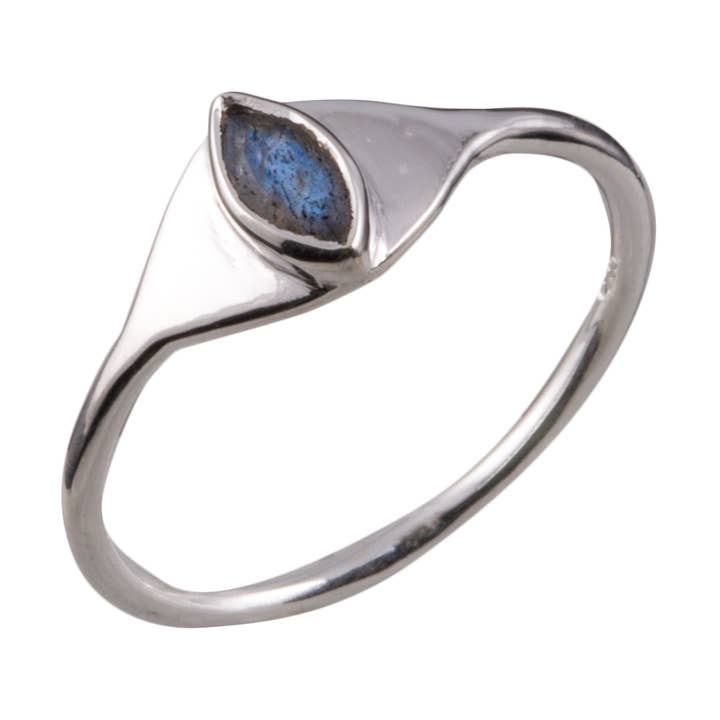 Cat's Eye Labradorite Sterling Ring for wholesale by Saraswati Imports