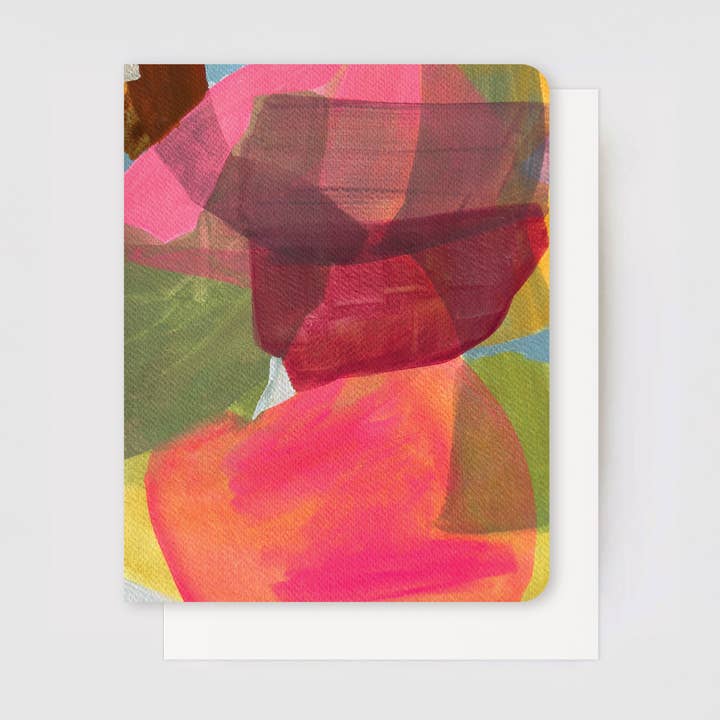 Michele Renee Atelier - Wholesale Everyday Greeting Card - Playful Abstract Greeting Card – Bright Colors – Blank Inside0