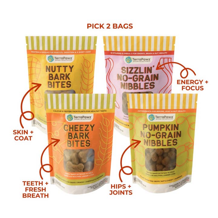 Wählen Sie 2 | Individuelles tägliches Wellness-Wertpaket für den Großhandel von TerraPawz