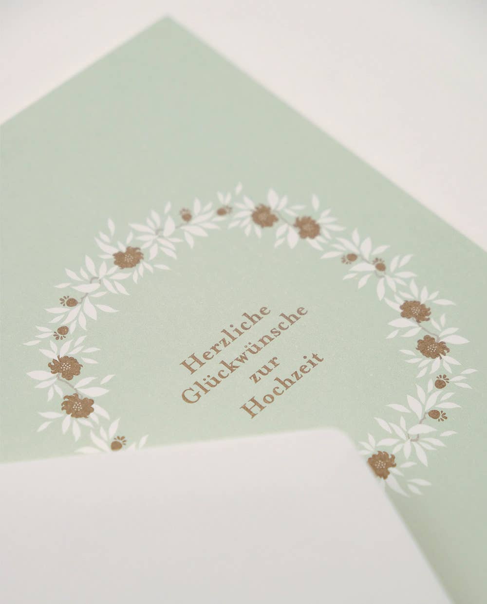 Haferkorn & Sauerbrey - Wholesale Wedding Card - Golden Blossoms Wedding Card1