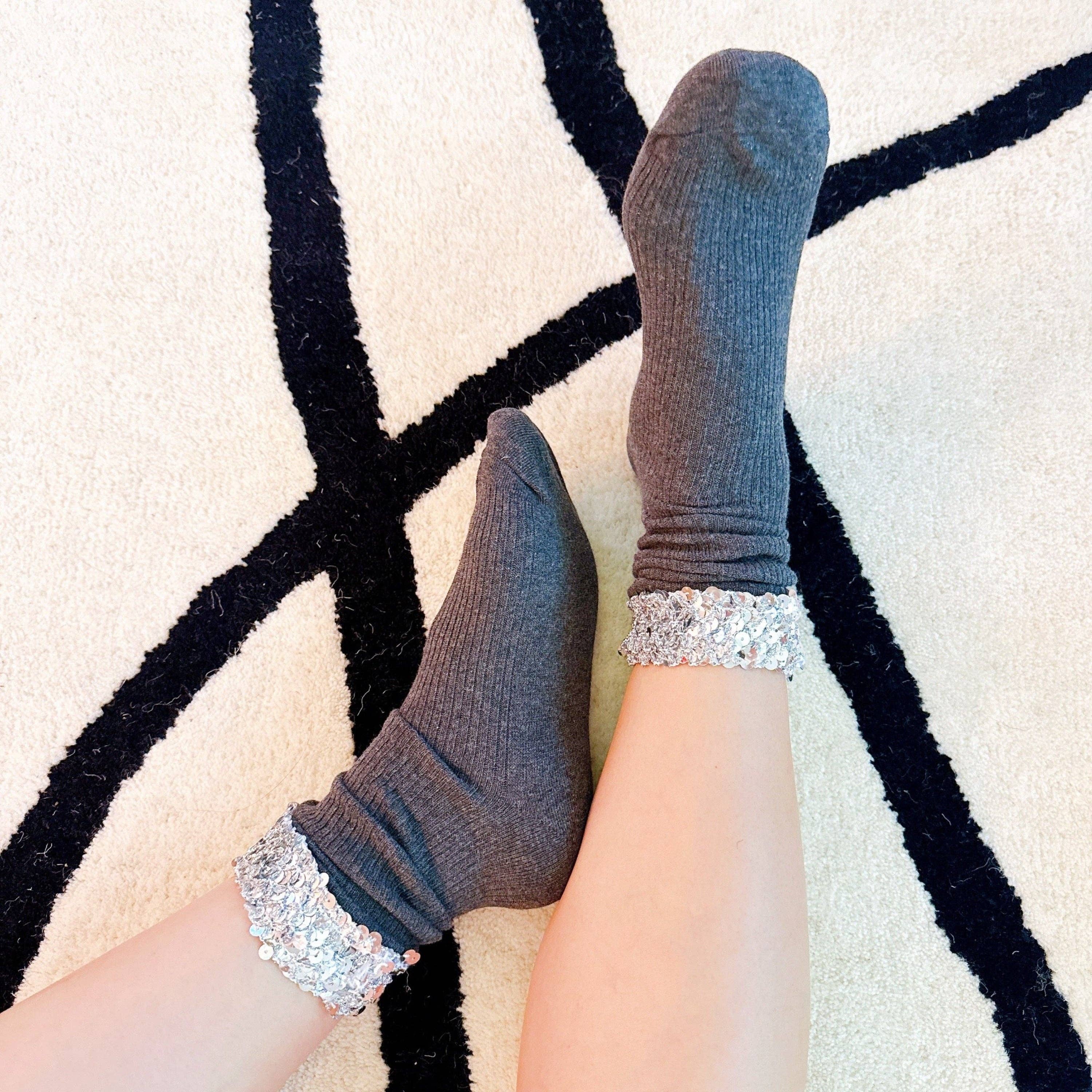 Ellison+Young - Wholesale Socks - Women's - Sequin Chic Shine Top Socks5