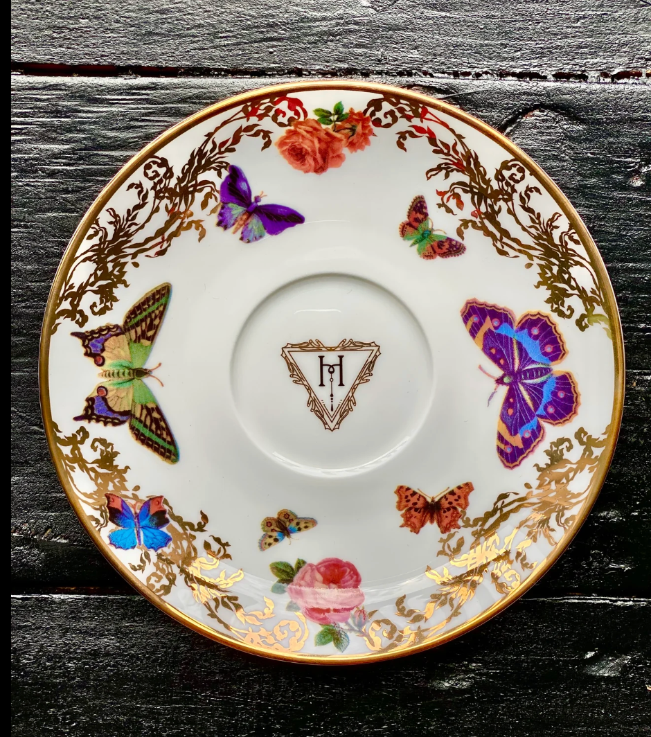 misshavishamscuriosities - Wholesale Coffee/Tea Cup - Flight of the Butterflies Kindly Fuck off Teacup and saucer2