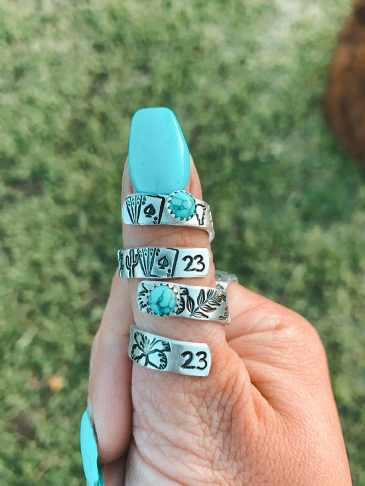 Anello Cowboy Killer ‘23 per la vendita all'ingrosso da parte di Diamond Basin Design Co.