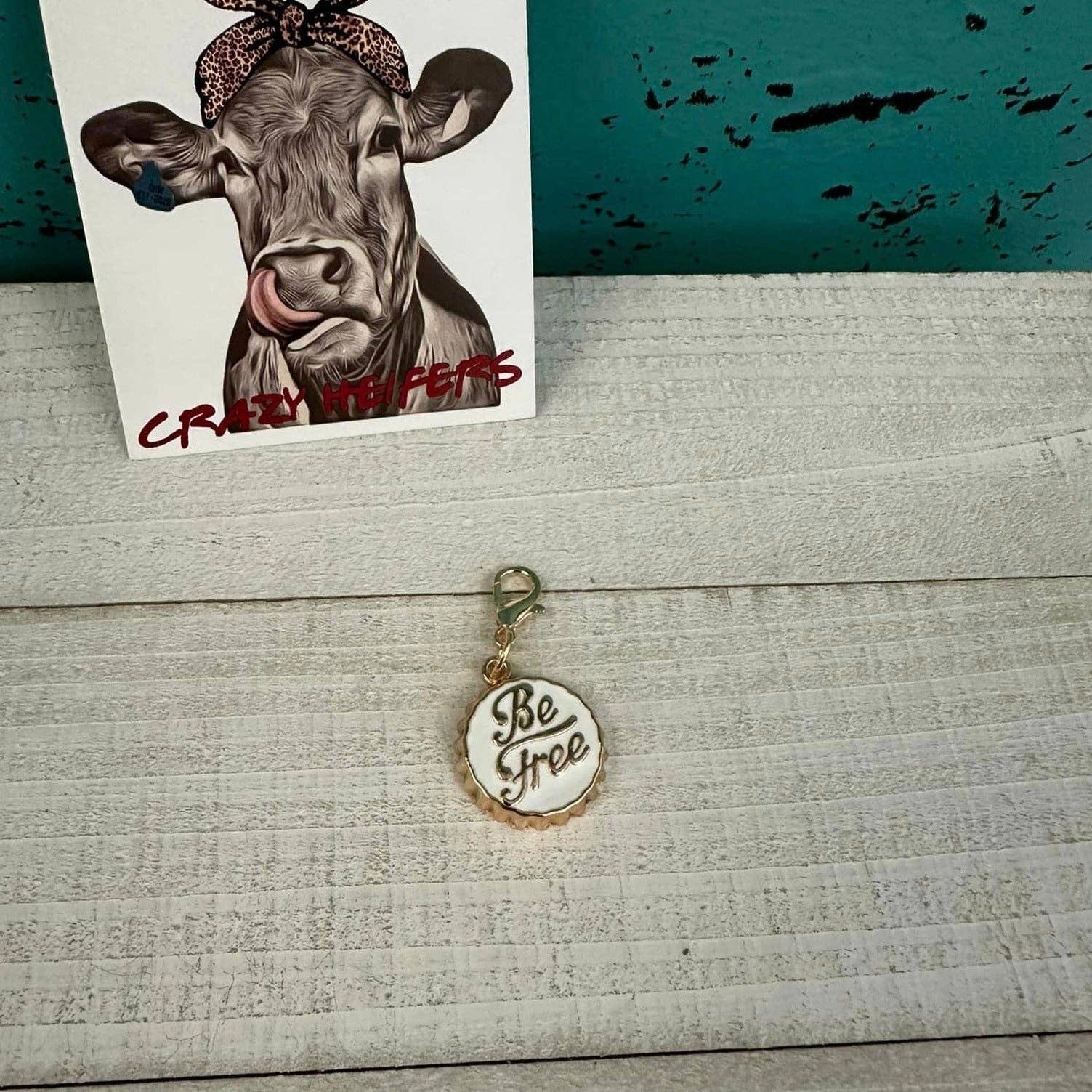 Crazy Heifers Wholesale - Wholesale Individual Charm/Pendant - Clip-on Charms Gold Tone V285