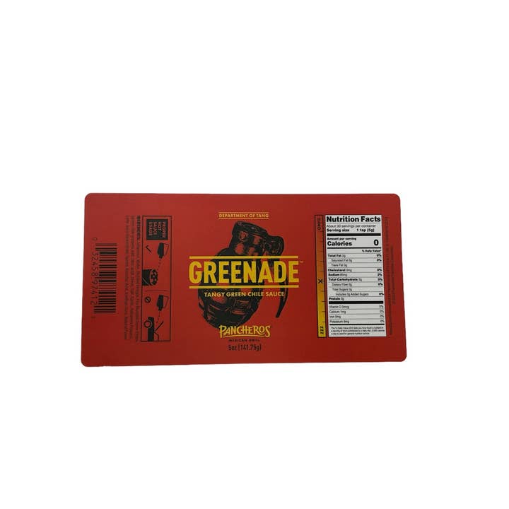 Spicin Foods - Wholesale Hot Sauce - Pancheros Greenade Hot Sauce