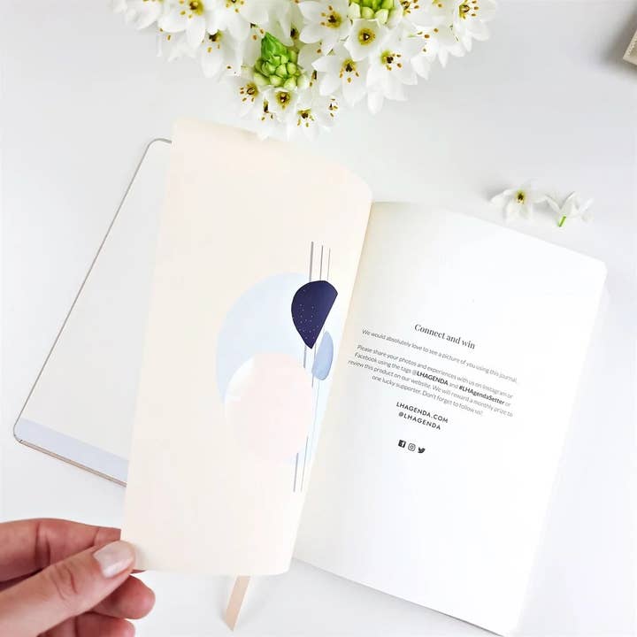 LH Agenda - Wholesale Journal/diary - Good Morning Good Night - Mocha - Daily Practice Journal4