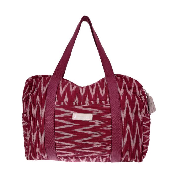 Ikat rødbrun taske for engroshandel hos ABRACOLORS