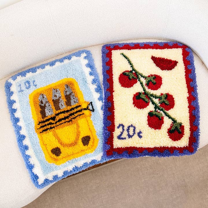 Craft Club - Wholesale DIY Craft Kit - Tomato Stamps - XL Latch Hook Rug Kit12