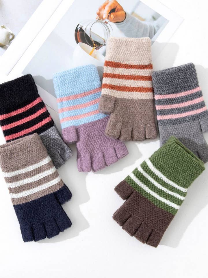 CWAG00563_UNISEX WINTER FINGERLESS WARM GLOVES for wholesale by NINEXIS