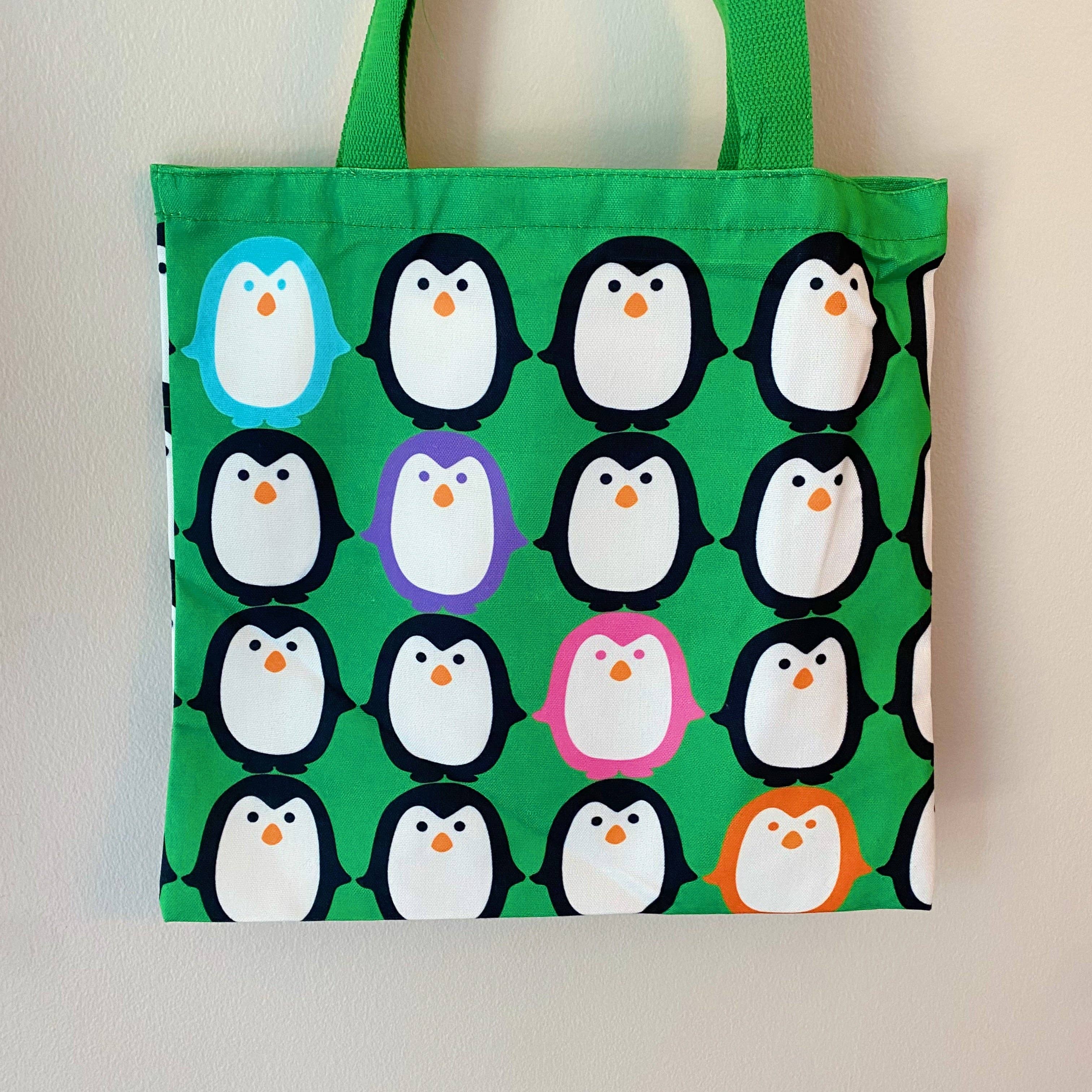 Ellison+Young - Wholesale Tote Bag - Women's - Let’s Hold Hands Penguin Canvas Tote9