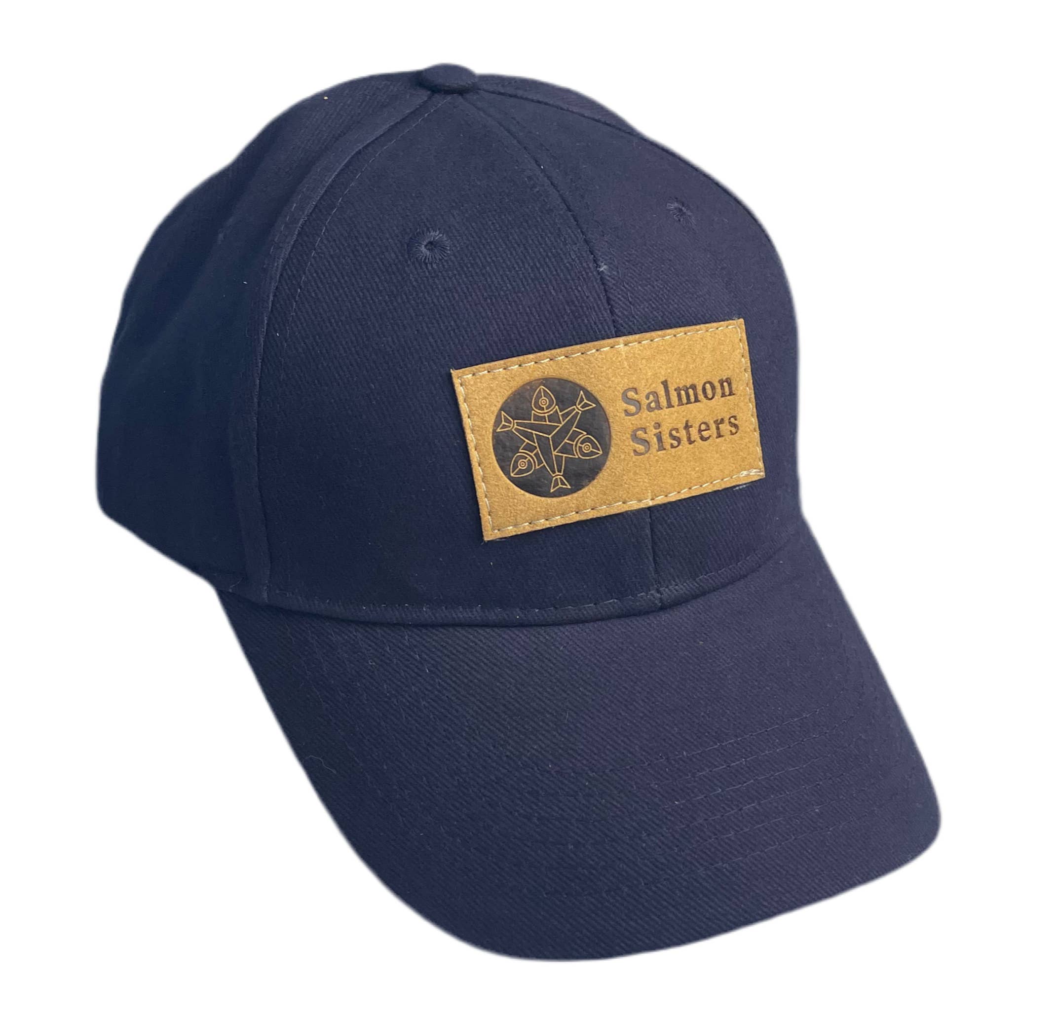 Salmon Sisters - Wholesale Baseball Cap - Unisex - Salmon Sisters Logo Cap - Navy