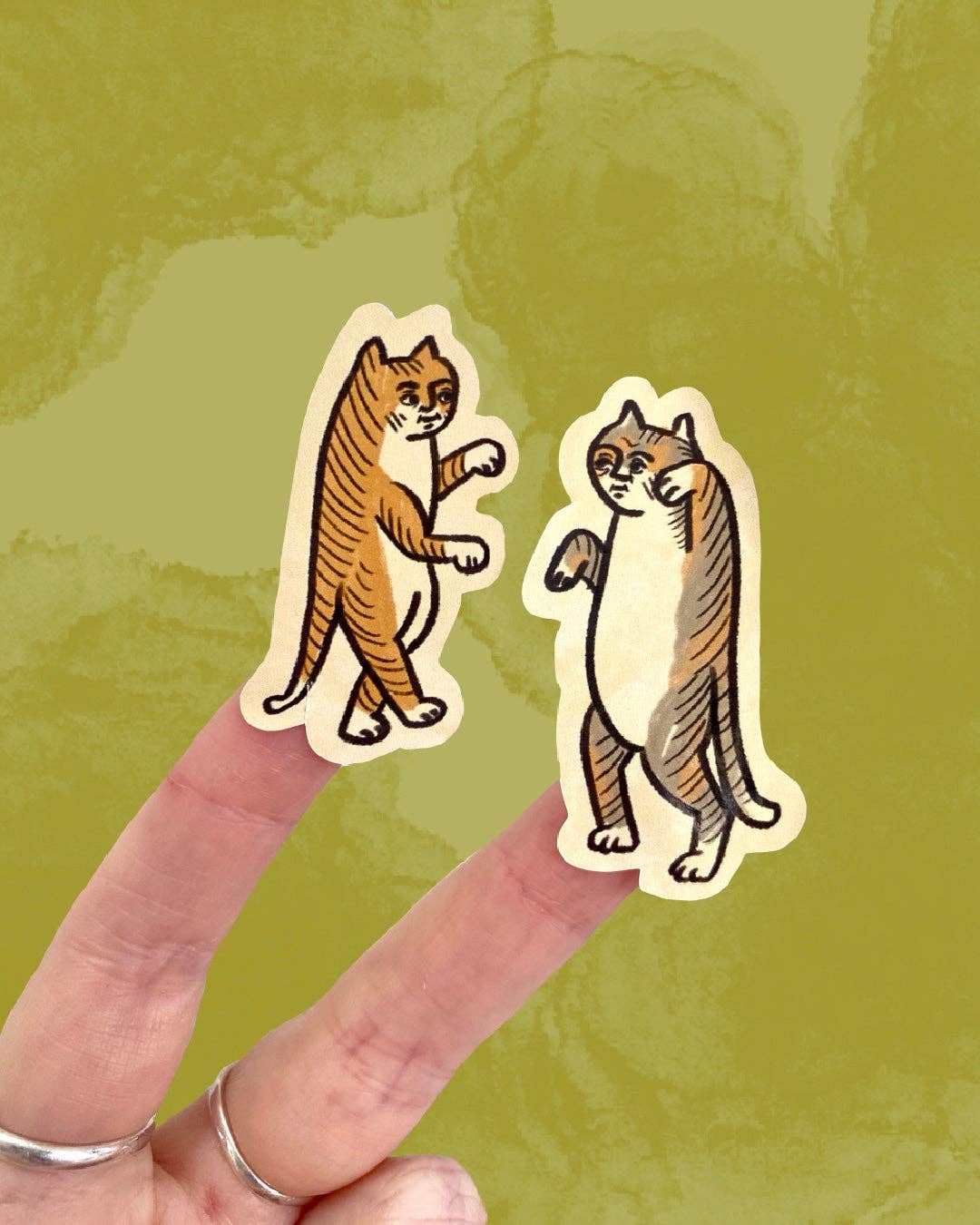 Clarice Tudor - Wholesale Sticker - Medieval Cats Sticker Sheet1