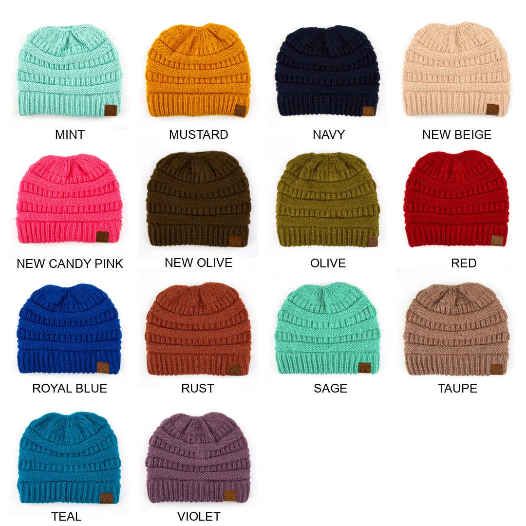 Truly Contagious - Wholesale Beanie - Women's - CC Beanie Pony Opening ( MB-20A )2