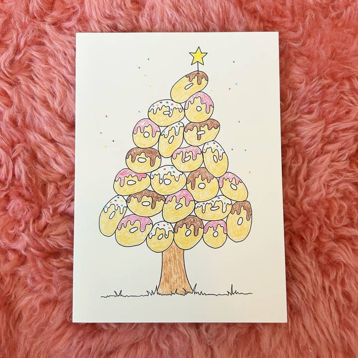 Jul Donut Tree Kort för wholesale av Chateau Blanche
