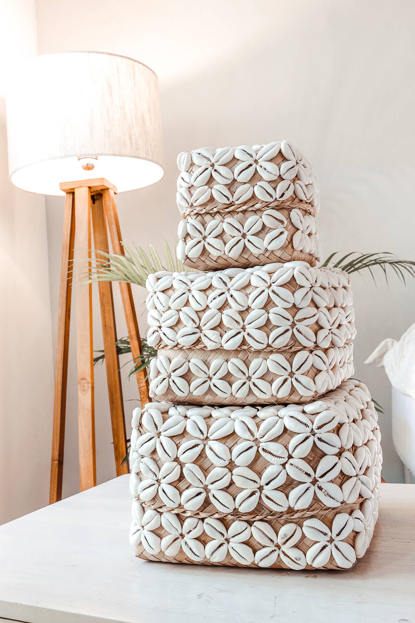 The Artisan and Company - Wholesale Decorative Box - Decorative Cowrie Shell Beaded Boxes3