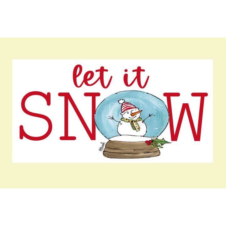 Haley Let It Snowglobe Swap for wholesale by LuckyBird Apparel and Home