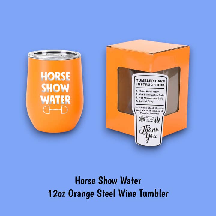 Equine & Design, LLC - Wholesale Insulated Mug/Tumbler - Horse Show Water Steel Wine Tumbler3