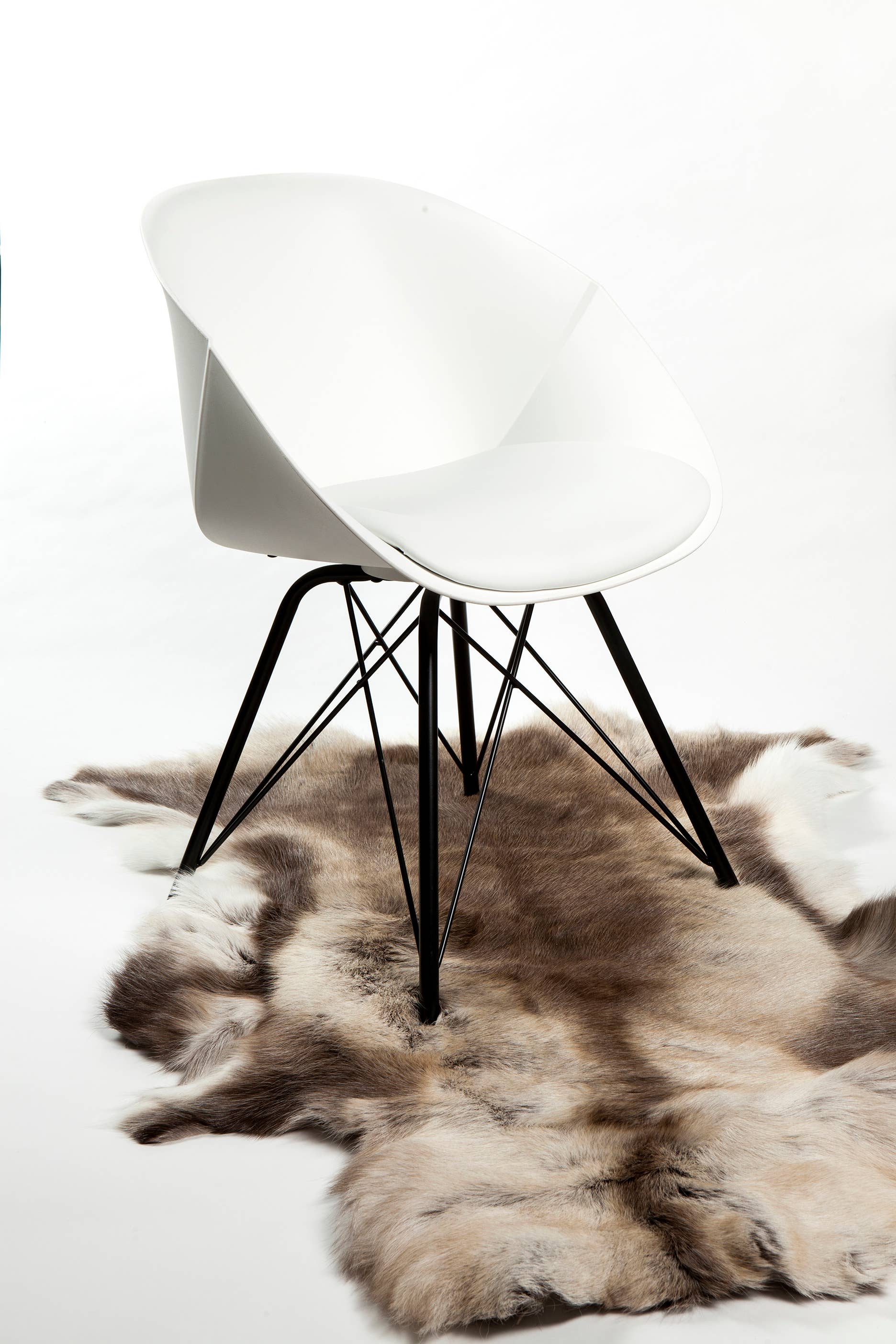 DYRESKINN® - Wholesale Throw Blanket - Reindeerskin mix 100-130cm2