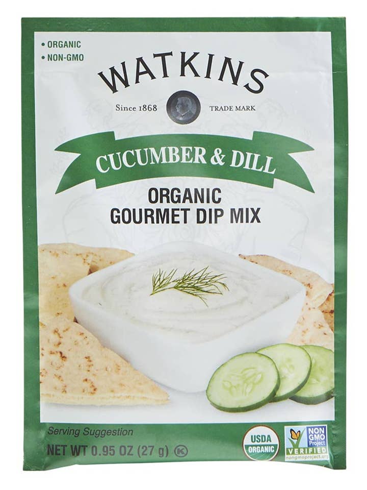 Mélange à trempette biologique au concombre et à l'aneth, 0,95 oz pour la vente par The Watkins Co.