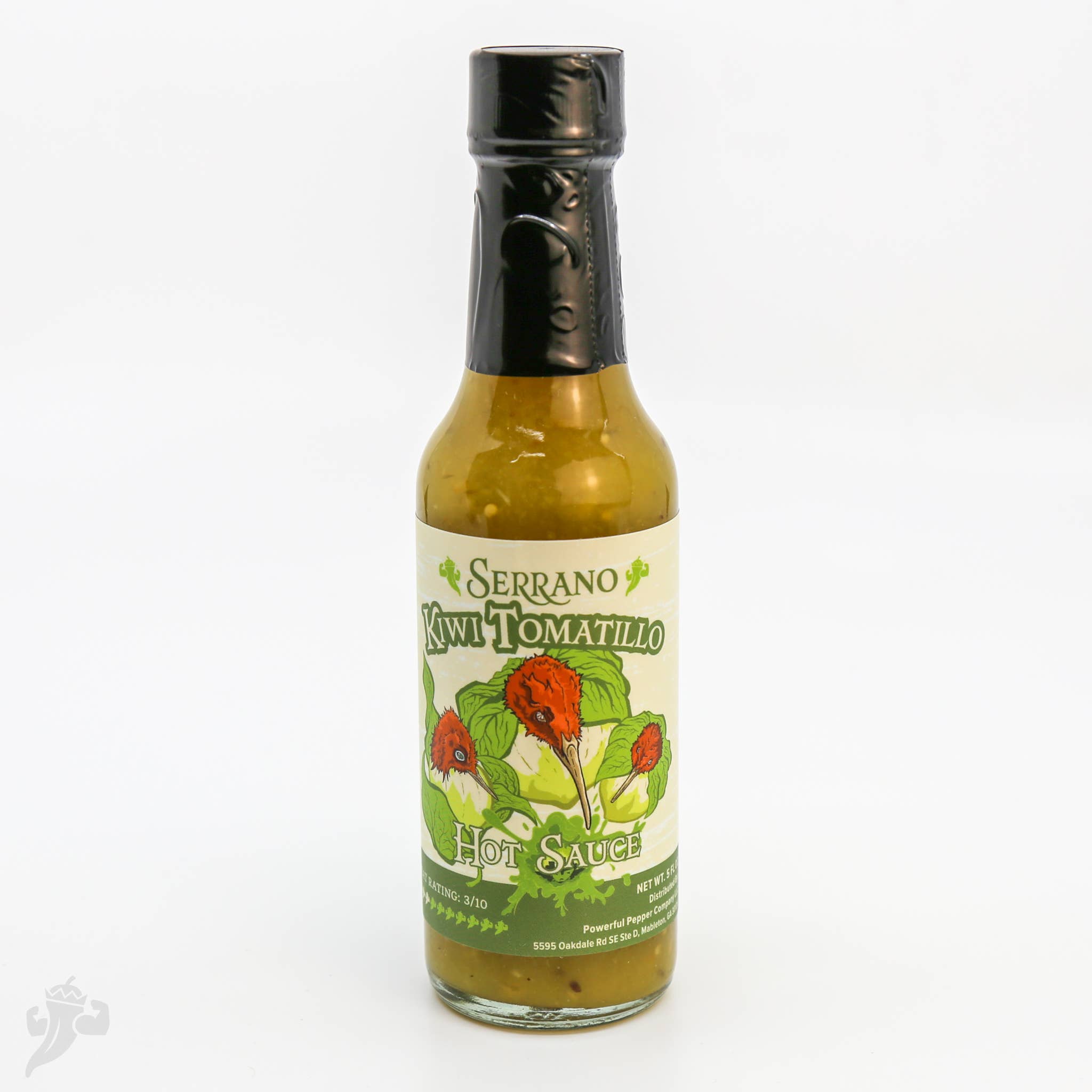 Powerful Pepper Co. LLC - Wholesale Hot Sauce - Serrano Kiwi & Tomatillo Hot Sauce3