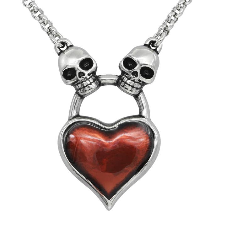 Controse Skull Heart Necklace - Pure Hearts vil finde dig for engroshandel hos Controse