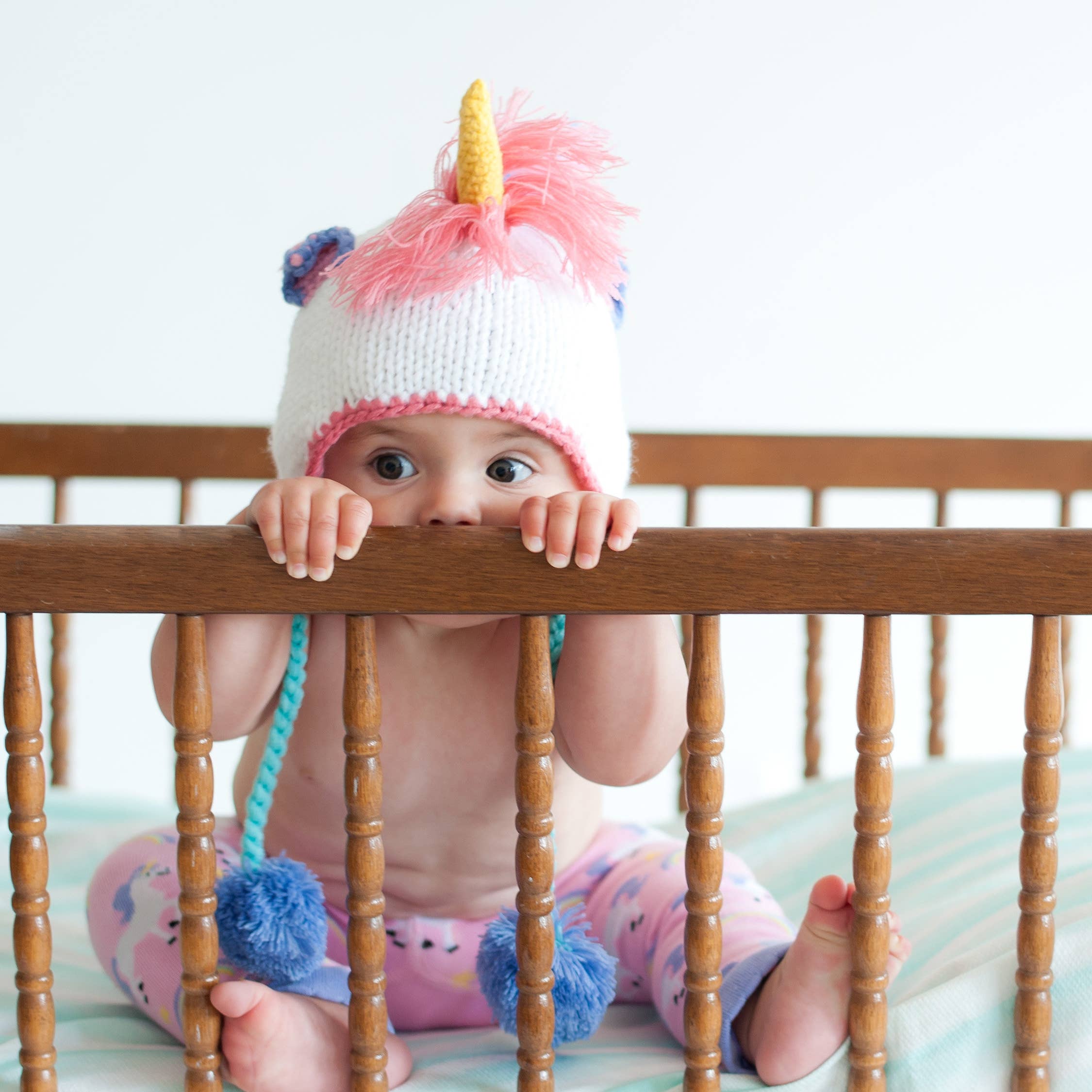 Huggalugs – wholesale Beanie – Kids – Unicorn Pastel Earflap Beanie Hat Baby & Kids4