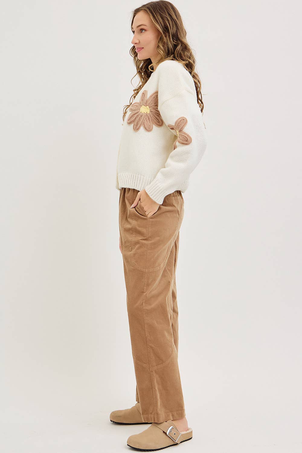 Sweet Lovely by Jen - Wholesale Pants - Women's - EASY CASUAL EVERYDAY PULL-ON RELAXED  CORDUROY PANTS 5