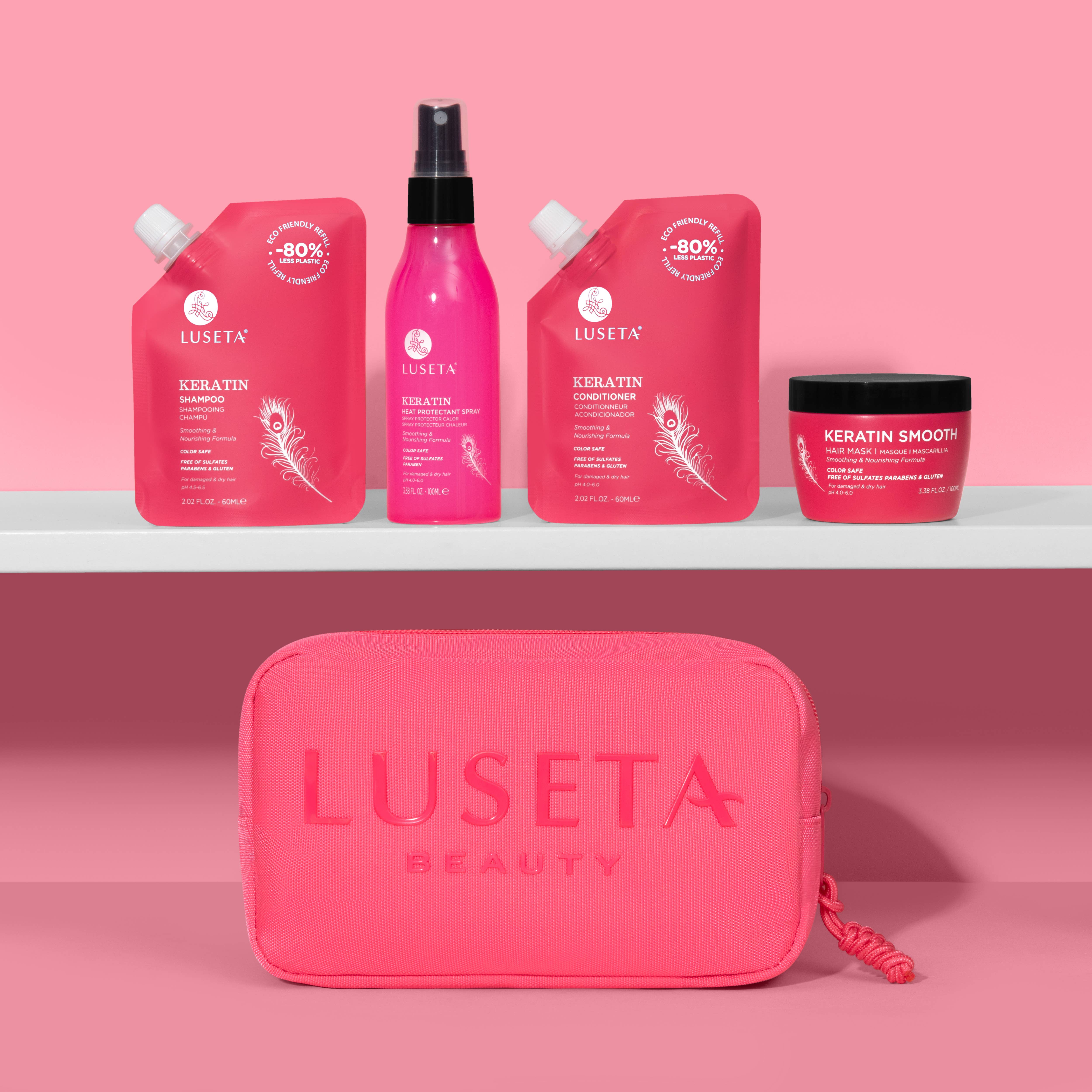 Luseta Beauty - Wholesale Haircare Set/Kit - Keratin Jet-Set Hair Smooth Kit2