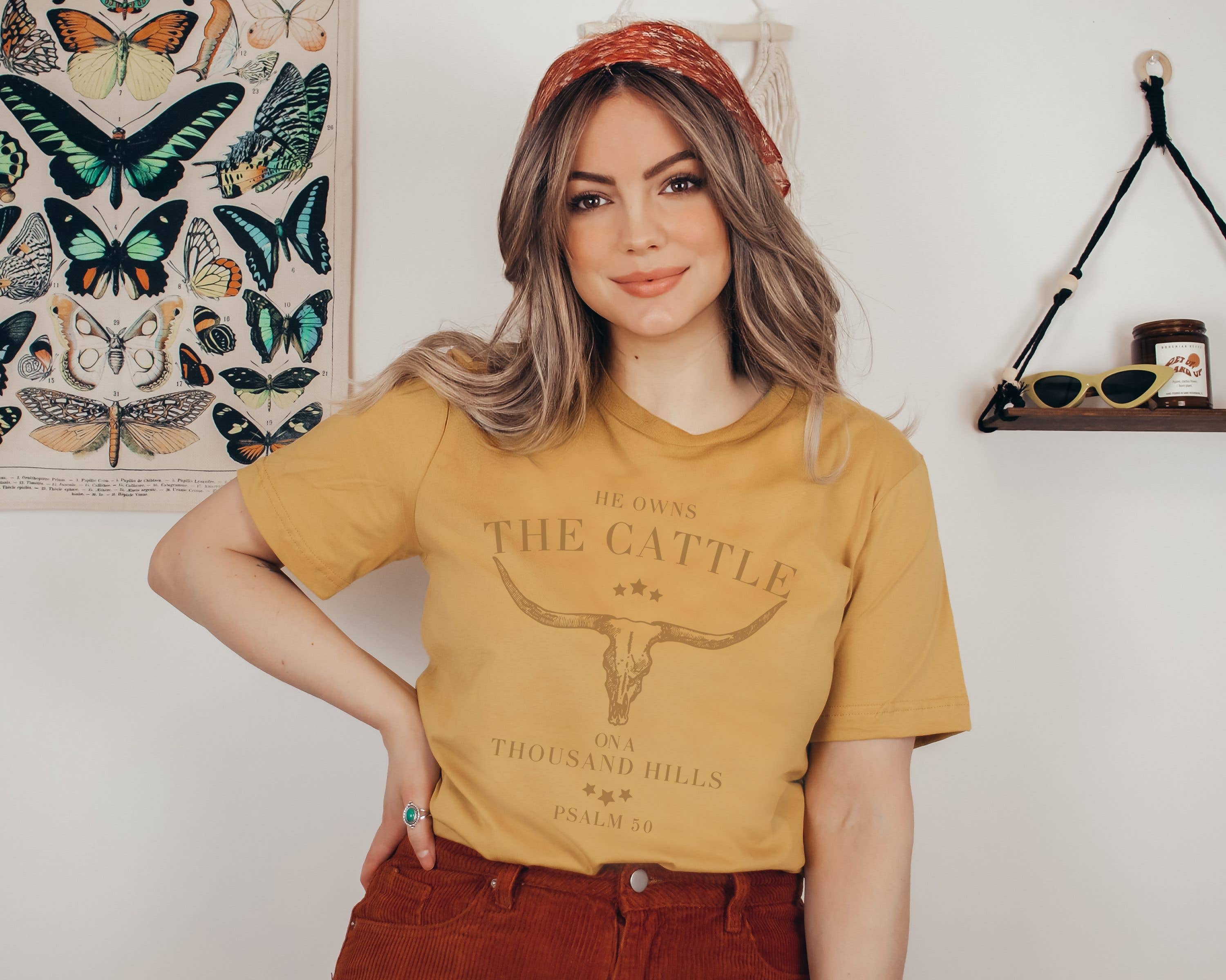 Amy Anne Apparel Inc – wholesale T-shirts med screentryck – Dam – Han äger Cattle Graphic Tee | Western Shirt | Nötkreatur Tee3