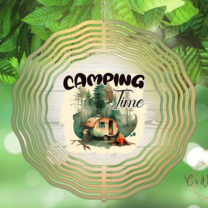 Camping Time Wind Spinner for wholesale by 5C's Wholesale