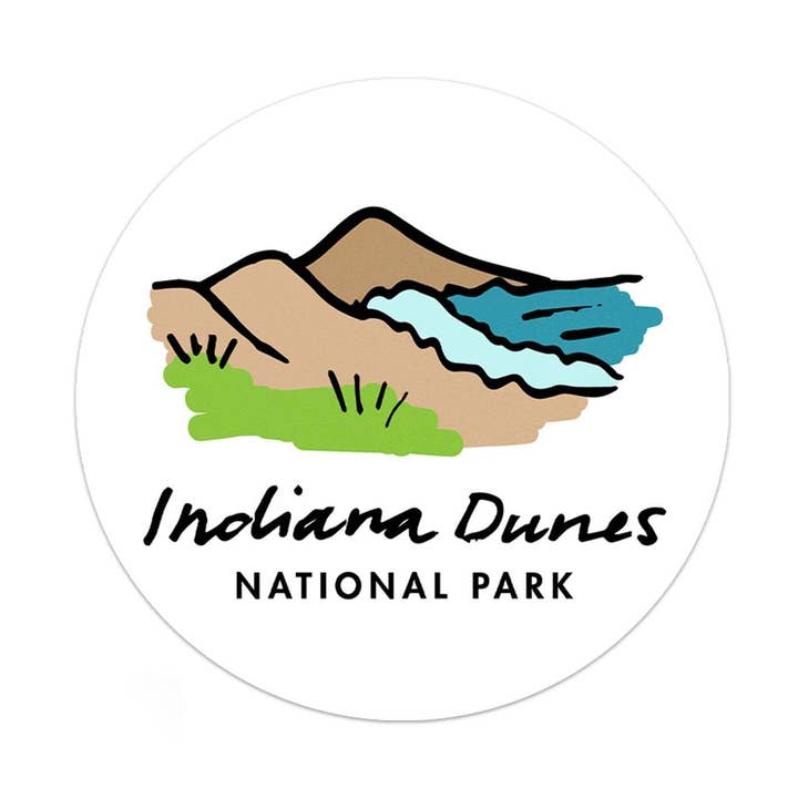 Indiana Dunes National Park Sticker for wholesale by Albion Mercantile Co.