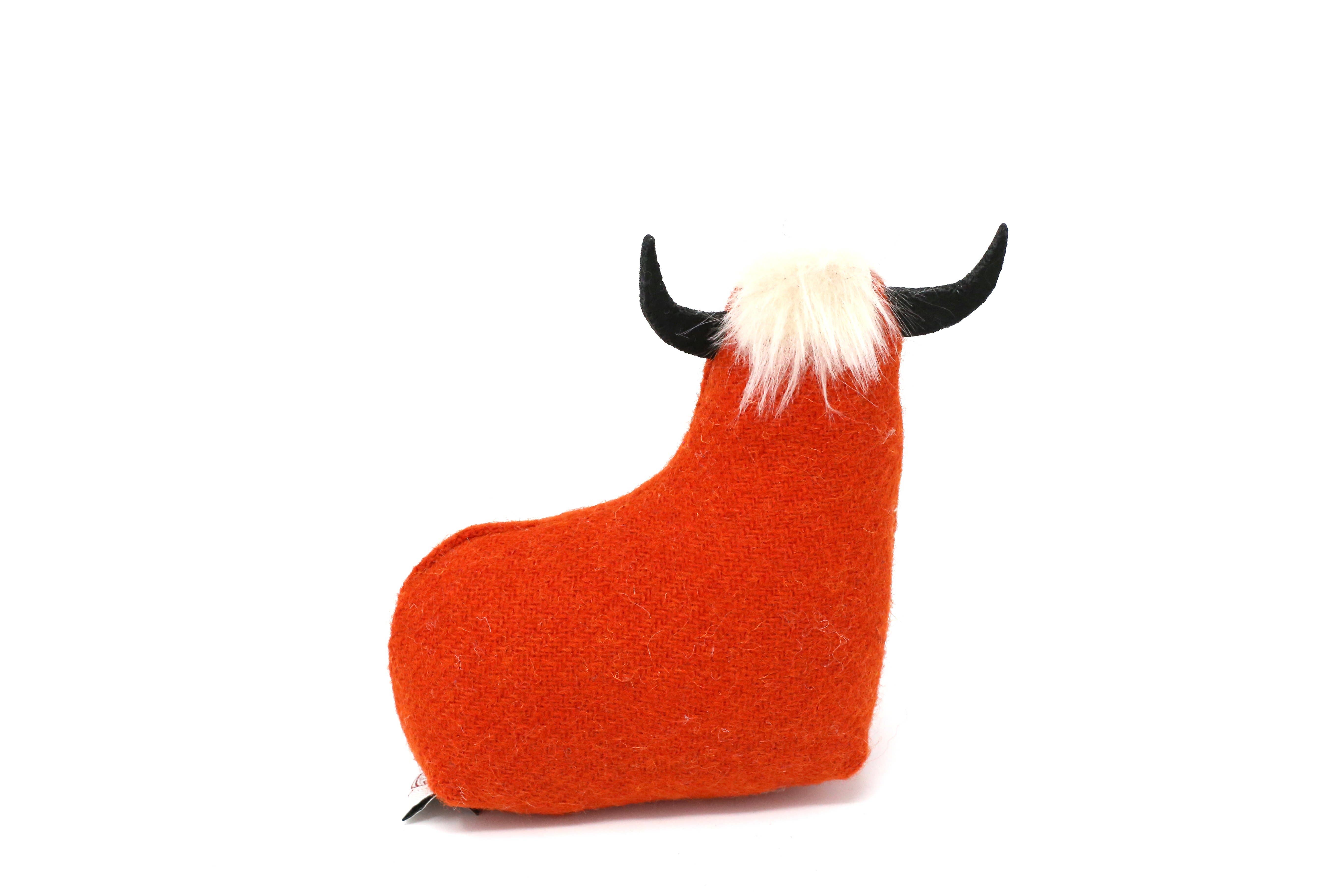 Studio Sunart - Venta al por mayor Adornos - Adorno de vaca de las tierras altas Harris Tweed2