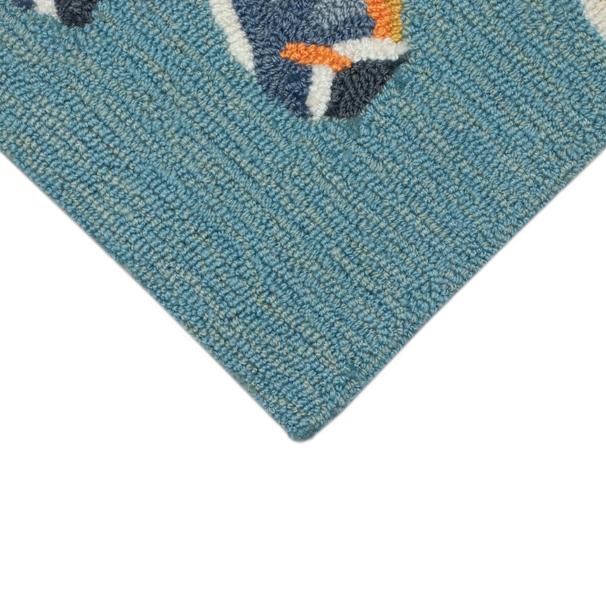 Ocean Liora Manne Frontporch Turtle n Fish Indoor/Outdoor Rug Ocn for wholesale on Faire3