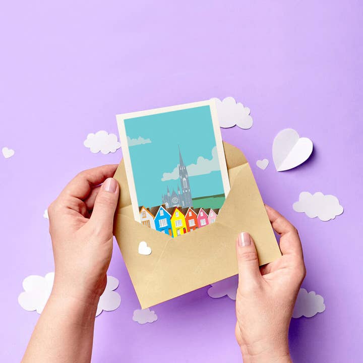 Cobh, Ireland - Eco-Friendly Greeting Card for wholesale by Hapenny Design