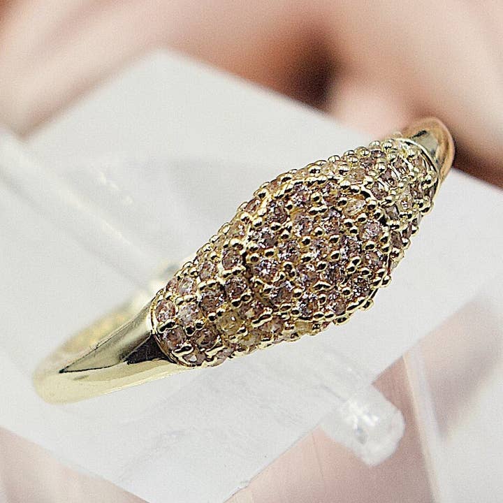 Clock Format With Rhinestones Ring for wholesale by Cherie by Cherie