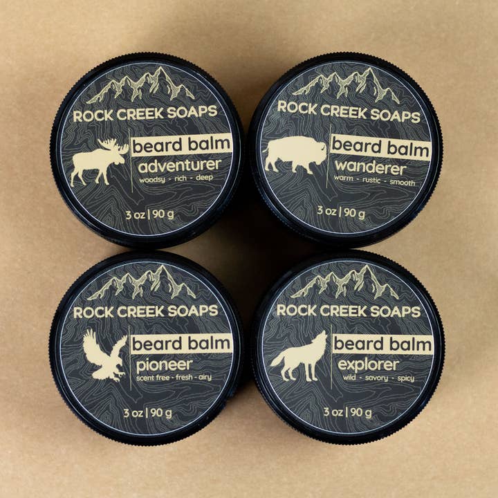 Baume à barbe pour la vente par Rock Creek Soaps