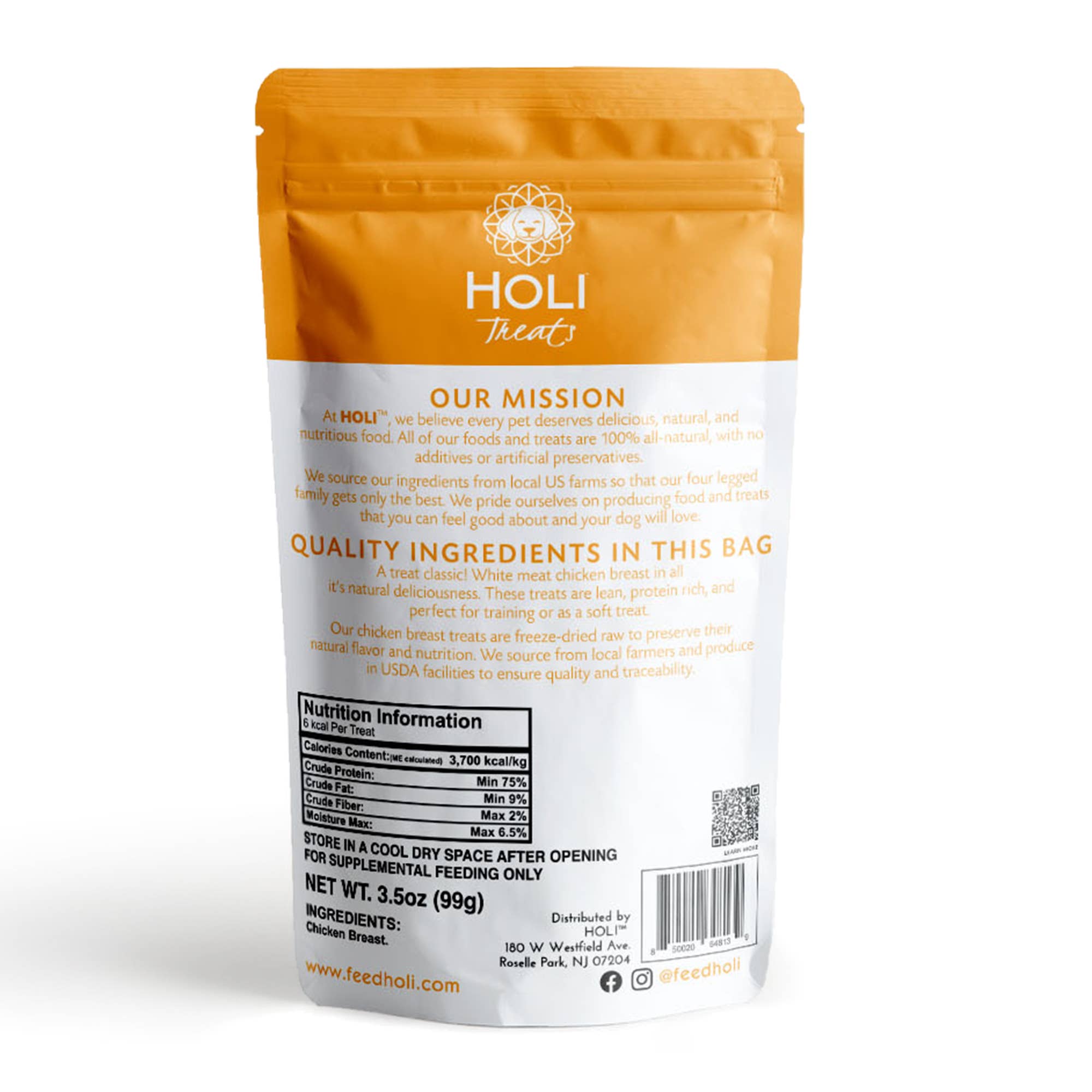 HOLI - Wholesale Pet Treats - Dog - Chicken Dog Treats - All Natural Breast Meat - Freeze Dried8