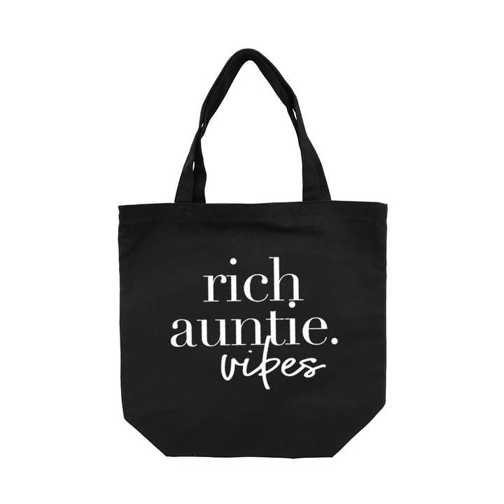 Sac fourre-tout graphique Rich Auntie Vibes pour la vente par Nobrand