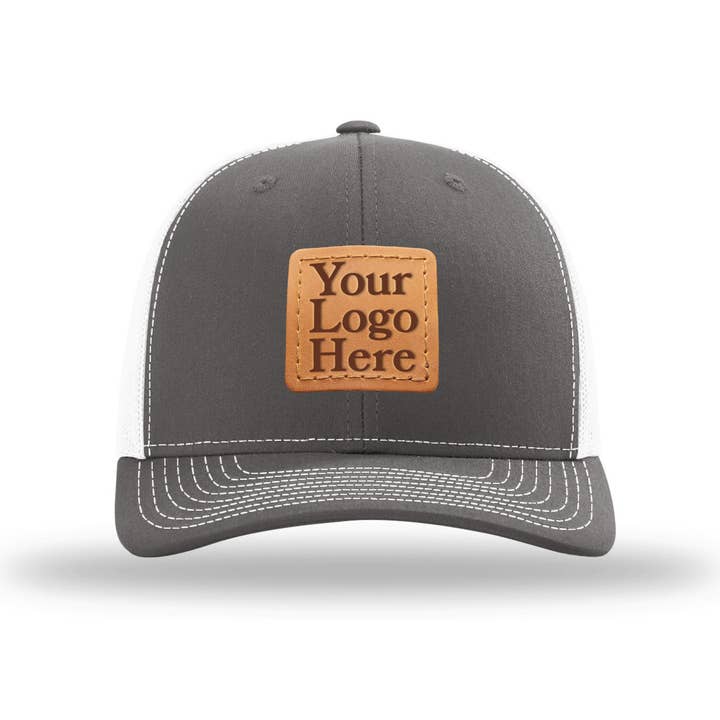 Oowee Products - Wholesale Trucker Hat - Unisex - Custom Leather Patch Trucker Hats - Add Your Logo or Artwork20