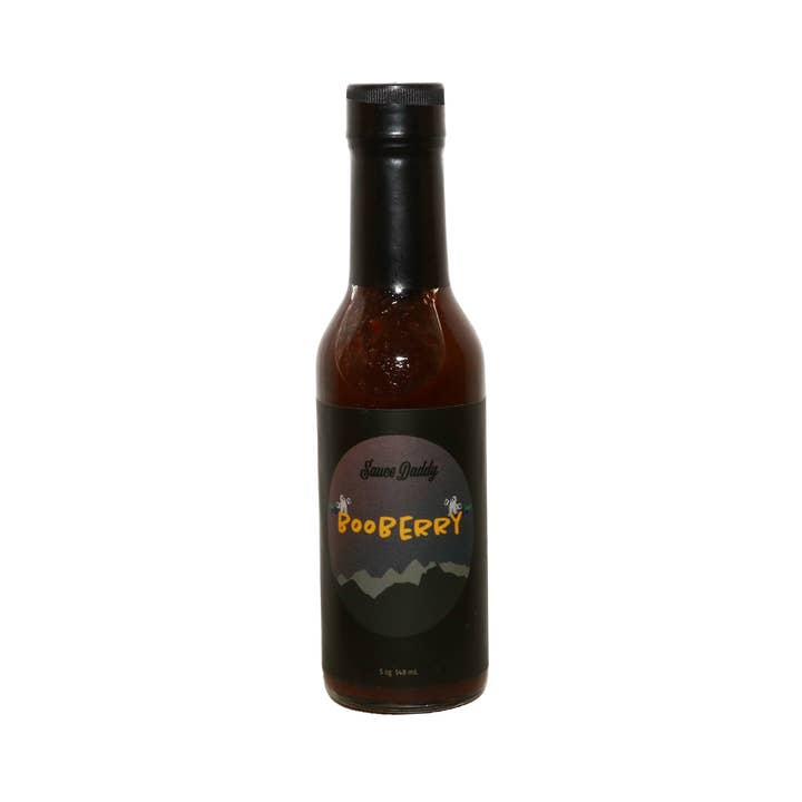 Sauce Daddy Hot Sauce LLC – wholesale Hot sauce – "Boo-berry" Blueberry Ghost pepper hot sauce