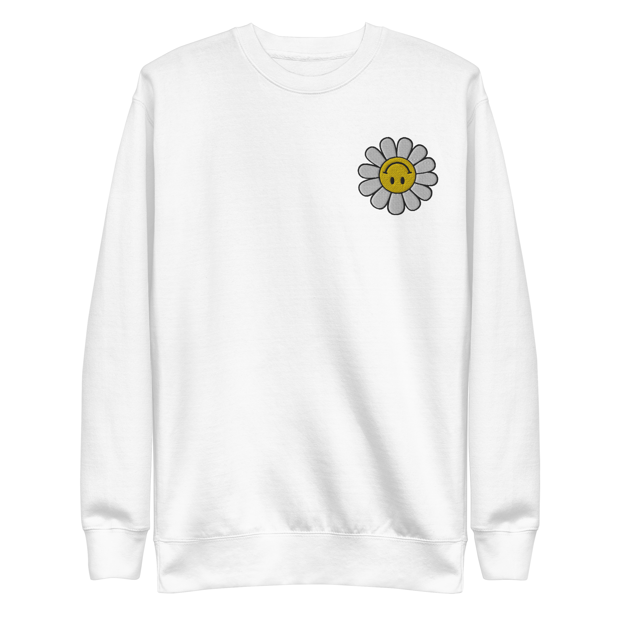 Sara Lutz Art - Wholesale Sweatshirt - Unisex - Daisy Patch Embroidered Sweatshirt1