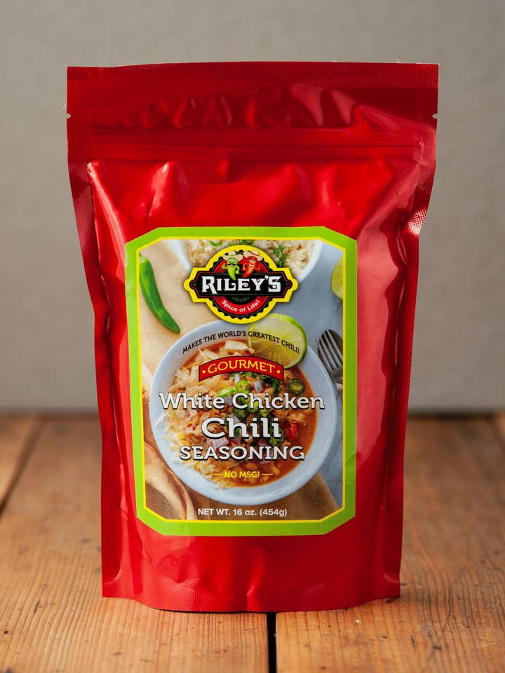 Kryddblandning för vit kycklingchili för wholesale av Riley's Spice of Life