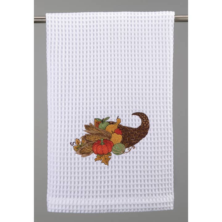 Great Harvest Waffle Weave Kitchen Towel for wholesale by Peking Handicraft