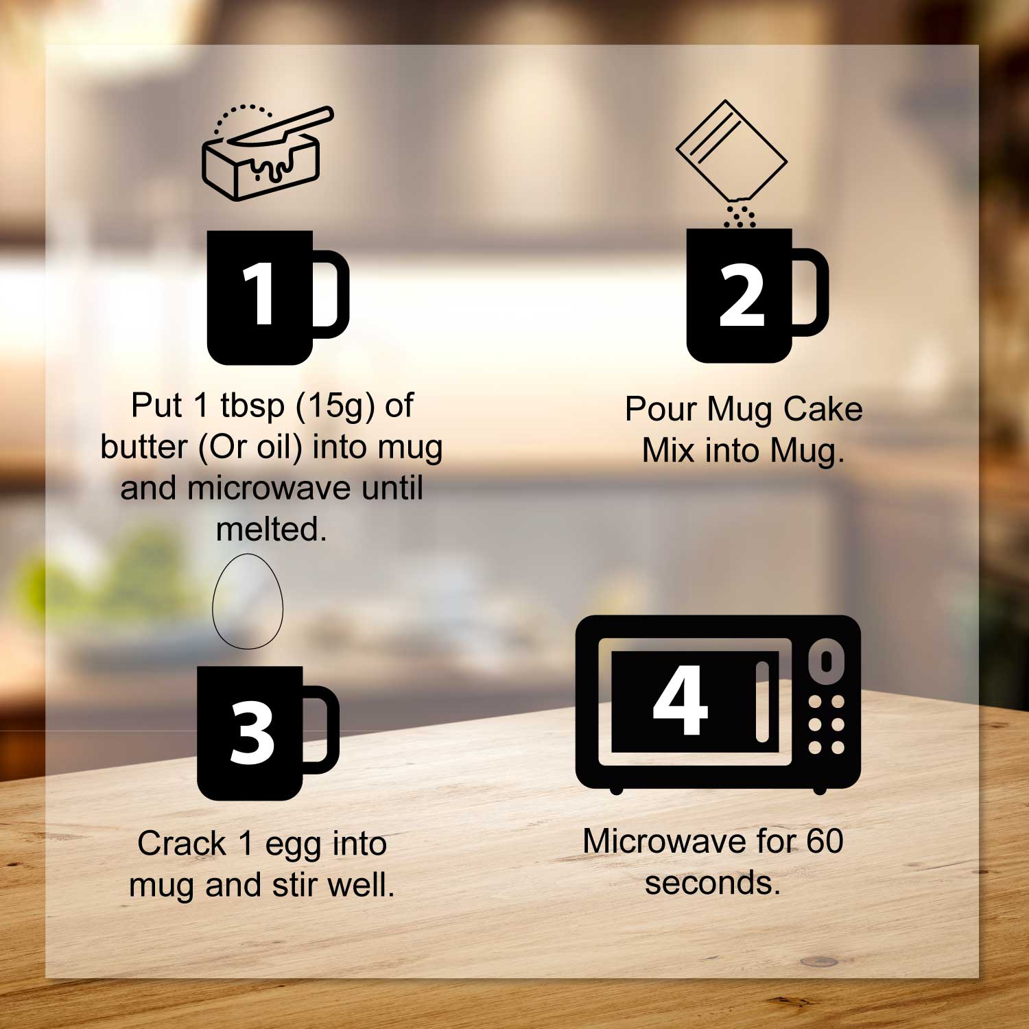 Groovy Keto - Wholesale Taart/cakemix - Groovy Keto Vanille Mug Cake Mix4