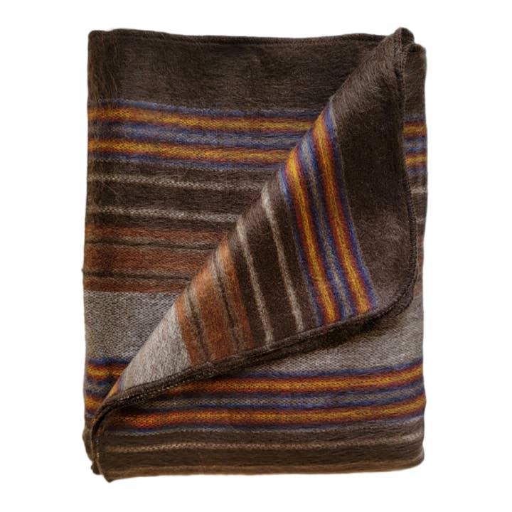 LATITUDE ZERO GOODS - Venta al por mayor Mantas de sofá - Bolívar — Manta de lana de alpaca tamaño queen